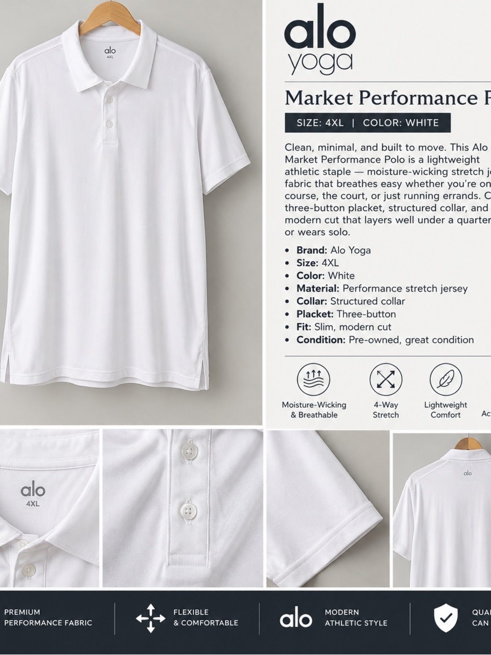 Market Performance Polo – Alo Yoga